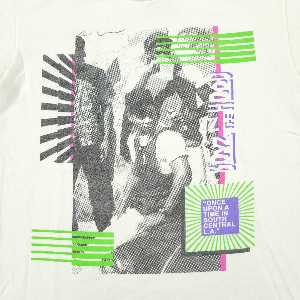 Boyz N The Hood Shirt Men Medium White Movie Logo Graphic Tee Short Sleeve Adult - Picture 2 of 13